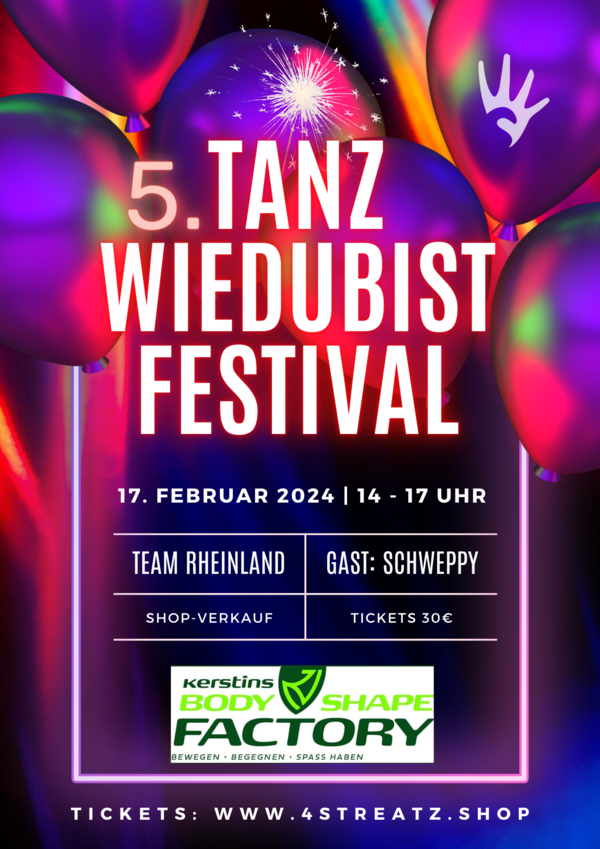 5. TWDB Tanzwiedubist Festival mit Team Rheinland in Bad Hersfeld Hessen